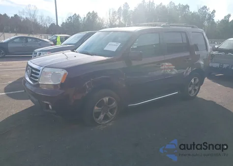 2014 Honda Pilot Ex-L z USA, uszkodzony, nr VIN 5FNYF3H75EB013694